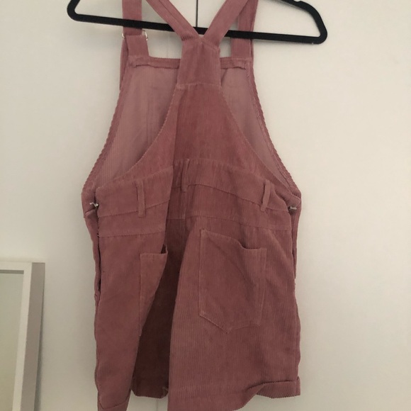 Velvet pink overalls - Picture 2 of 3